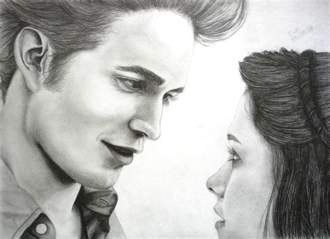 Edward & Bella - Twilight Series Fan Art (1378332) - Fanpop