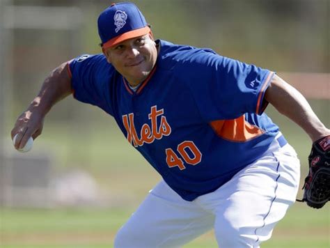 WATCH: Mets Bartolo Colon loses helmet on swing and miss