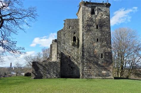 Glasgow's only medieval castle located in a housing estate with ...