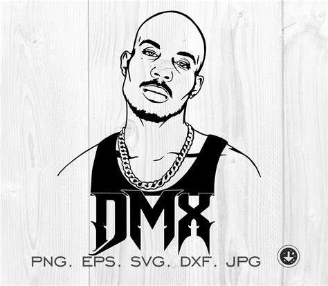 DMX Svg Png Cricut Clipart File. Earl Simmons DMX Rapper Svg - Etsy Canada