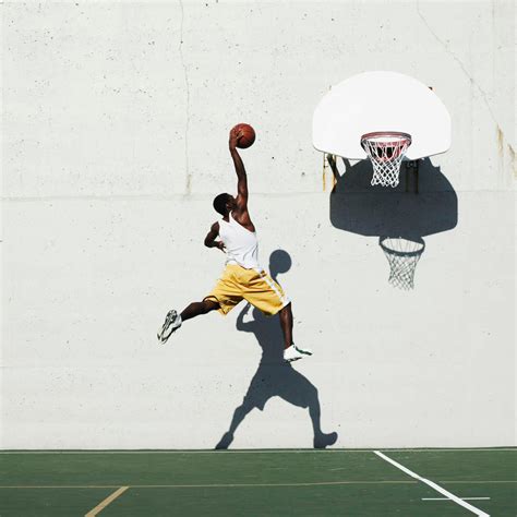 Basketball Jump Shadow Wall Art | Photography