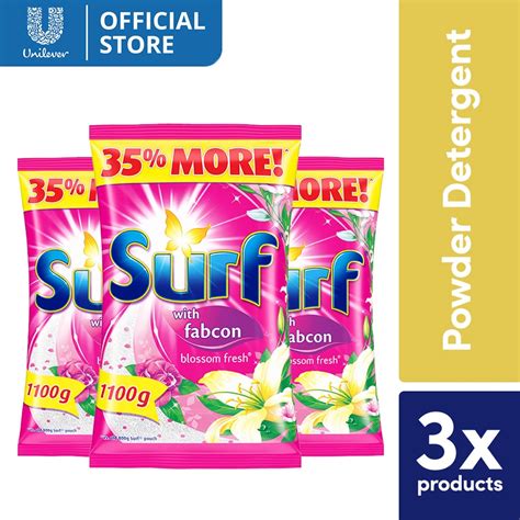 Surf Blossom Fresh Laundry Powder Detergent Kg Pouch X Shopee