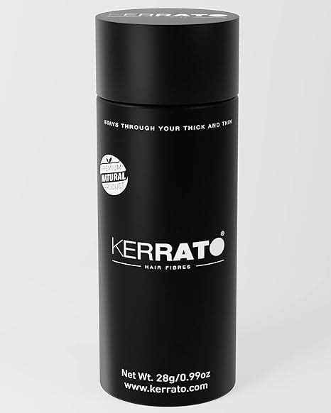 Buy Kerrato Hair Fibres For Thinning Hair Natural Black Natural G