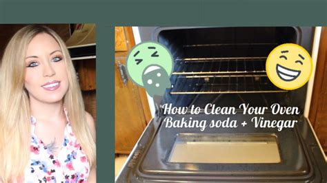 How To Clean Your Oven With Baking Soda And Vinegar Youtube