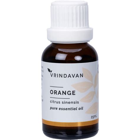 Vrindavan Essential Oil 100 Sweet Orange 25ml — Australian Organic Products