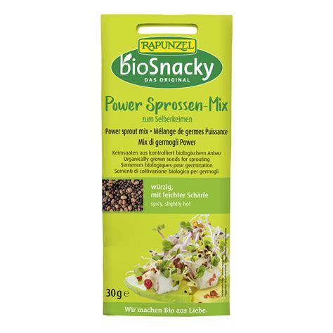 Rapunzel Power Sprossen Mix BioSnacky 30 G