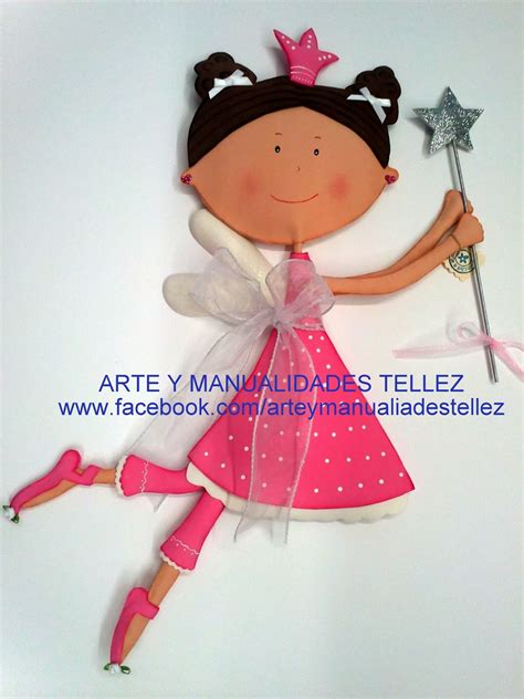 Arte Y Manualidades Tellez HADAS EN GOMA EVA