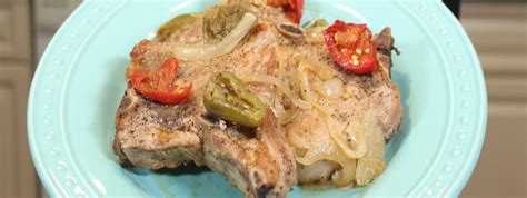 Pork Chops With Hot Cherry Peppers Recipe Pasquale Sciarappa Recipes