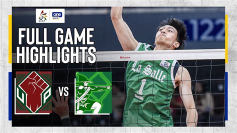 UP Vs DLSU FULL GAME HIGHLIGHTS UAAP SEASON 86 MEN S VOLLEYBALL