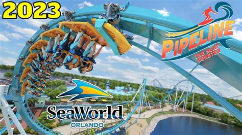 Pipeline The Surf Coaster At Seaworld Orlando New For 2023 Standup