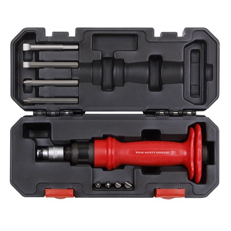 Pc Heavy Duty Impact Driver Set Protection Grip Ak Sealey