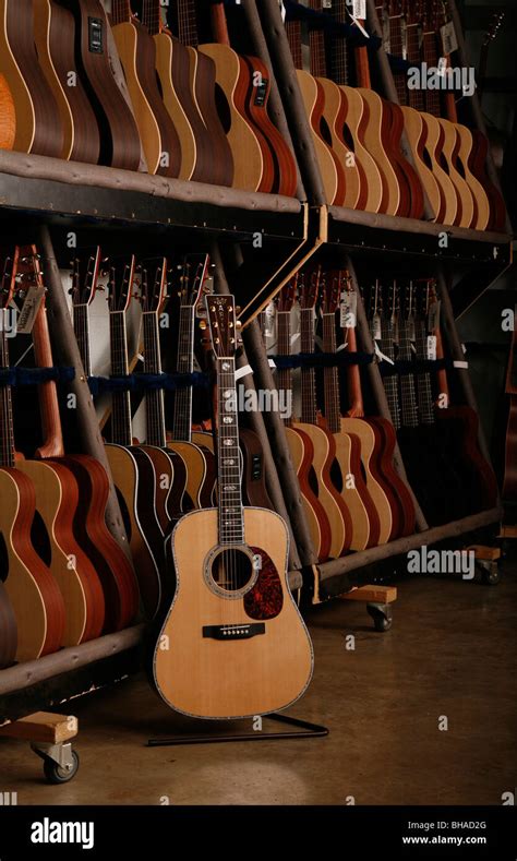 Martin Guitar Factory Stock Photo Alamy