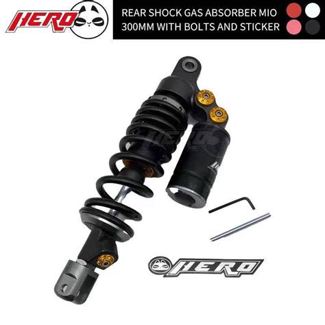 MIO Rear Shock Gas Absorber 300MM With Bolts Made IN Thailand Shopee