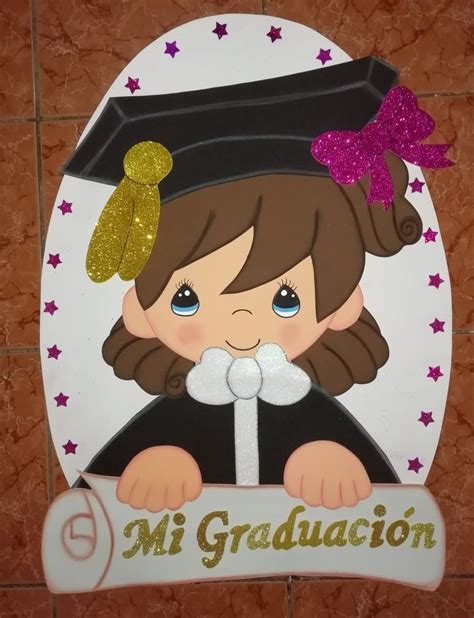 Graduación Graduandos En Foami Manualidades Escolares Tarjetas De Graduación Hechas A Mano