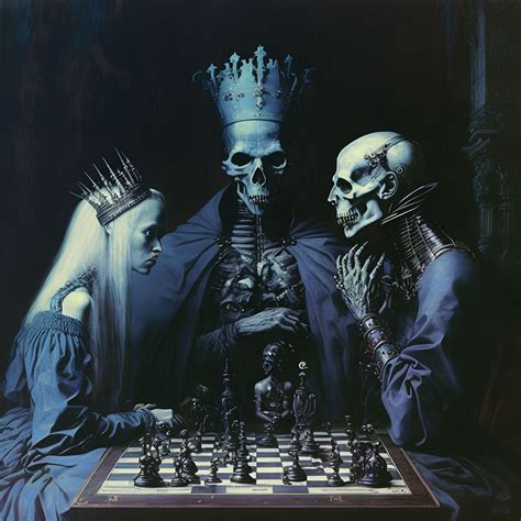 Playing chess with the devil by DVKtheartist on DeviantArt