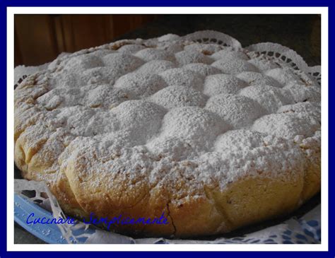 Crostata Con Crema E Amaretti Cucinare Semplicemente