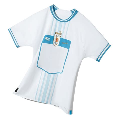 Uruguay National Team 2022 World Cup Away Jersey - Soccer Jerseys, Shirts & Shorts ...