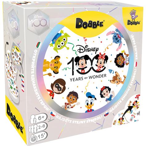 Dobble Gra Towarzyska Disney 100 Anniversary Rebel Rebel Sklep