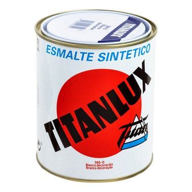 ESMALTE SINTÉTICO BRILLANTE TITANLUX 750ML GRIS PERLA Obramat Bricomart