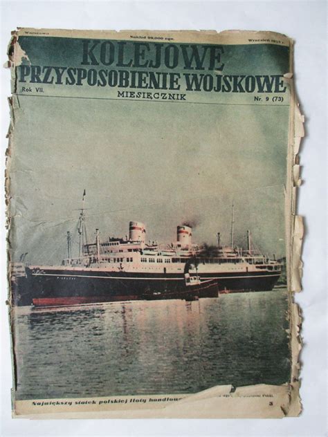 Kolejowe Przysposobienie Wojskowe R Allegro Pl