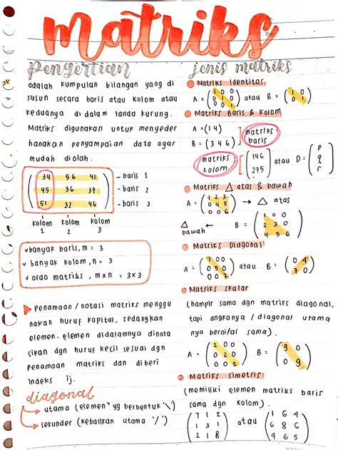 Materi Matriks Kelas Lkpd Matriks Kelas Xi Worksheet Berikut Ini Riset