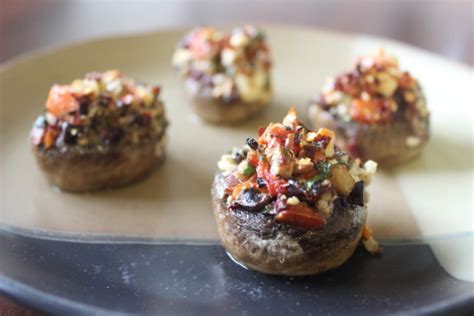 Mediterranean Stuffed Mushrooms Recipe Genius Kitchen