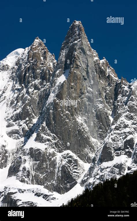 Aiguille Du Midi Mont Blanc Chamonix Frankreich Fotos Und