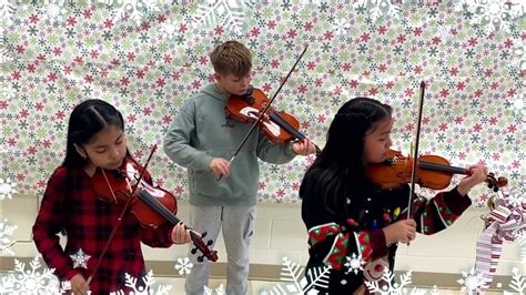 Shoally Creek Elementary School Suzuki Strings Christmas Performance