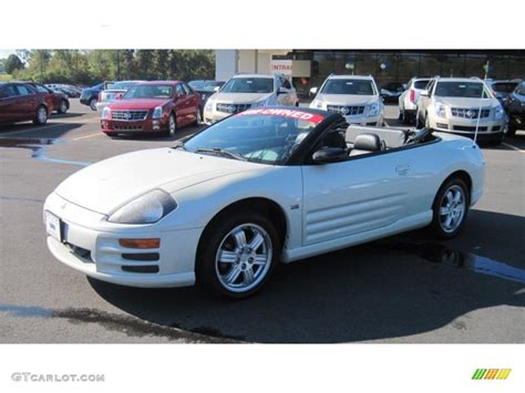 2001 Dover White Pearl Mitsubishi Eclipse Spyder Gt 54256320 Photo 9