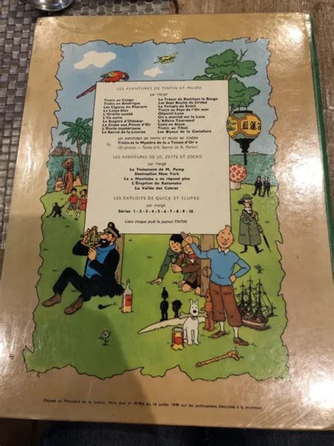 Bd Tintin Herg Ancien Le Secret De La Licorne Sans Date Eur