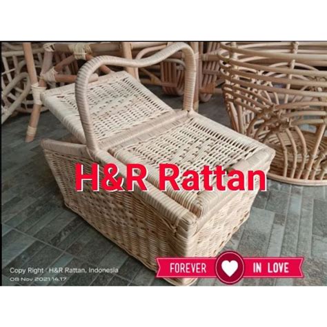 Jual Keranjang Piknik Rotan Kotak Keranjang Serbaguna Shopee