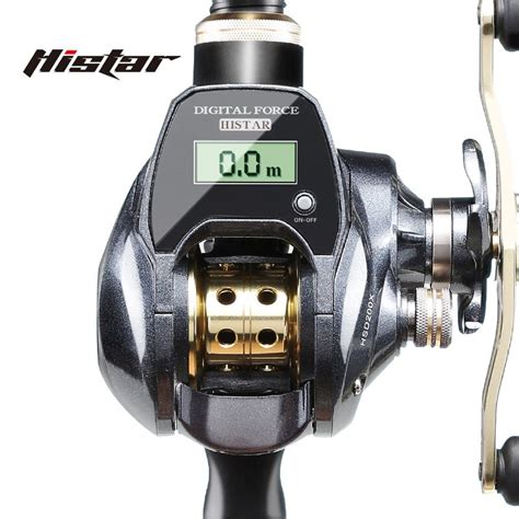 Histar Moulinet De P Che Baitcasting Num Rique Tanche Avec Ratio Lev De