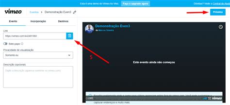 Como Obter O Link Do Vimeo Live Stream Central De Ajuda