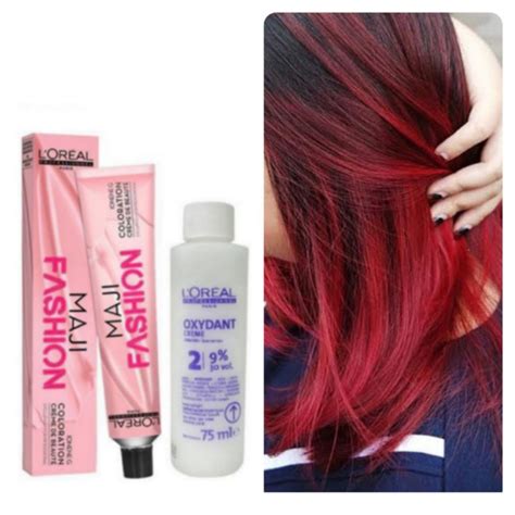 Jual Loreal Majifashion Red Hair Color Cat Rambut Maji Fashion