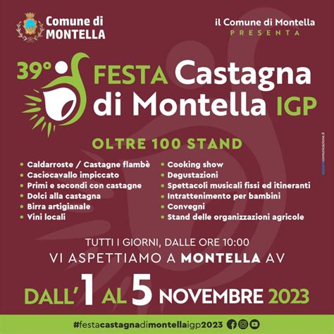 Festa Della Castagna Di Montella 2023