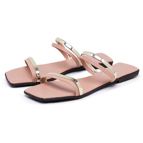 Sandália Rasteira Dona Beja 2507 Nude Lançamento Primavera Verão Torrenezzi Calçados