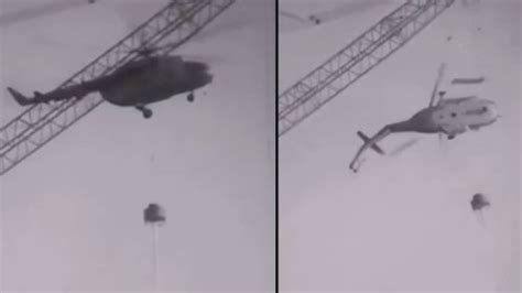 Harrowing Footage Shows Helicopter Crashing Over Chernobyl S Core