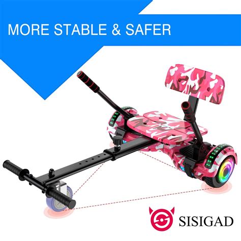 Snapklik SISIGAD Hoverboard Seat Attachment Adjustable