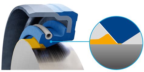 Friction Seal With Flexible Bond To Elastomer