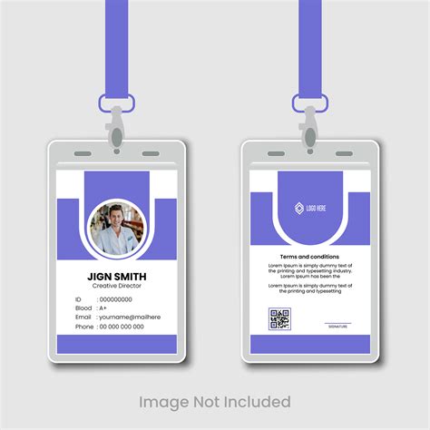 ID Card Design Template :: Behance