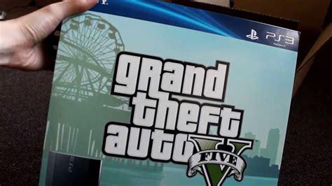 Unboxing Grand Theft Auto Gta V Rockstar Games Super Slim Sony