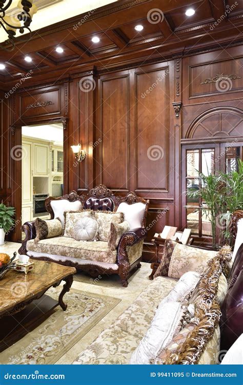 Living Room In Luxury Home Editorial Image Image Of Table 99411095