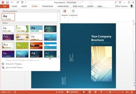 Free Brochure Templates For Microsoft Powerpoint