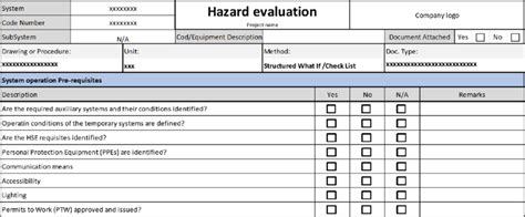 Checklist Format Example Download Scientific Diagram