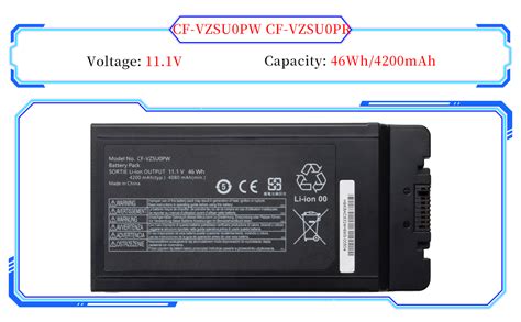 Amazon Dgftb Cf Vzsu Pw Cf Vzsu Pr Battery Replacement Pack For