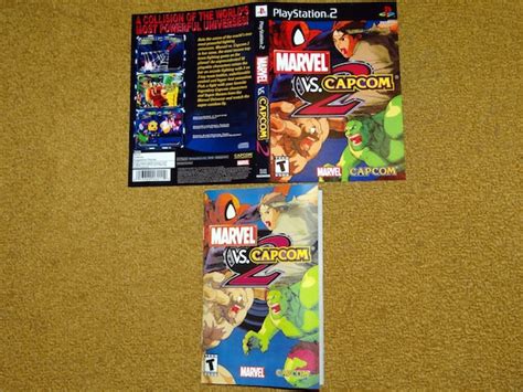 Marvel Vs Capcom 2 Game Casemanual Only Town