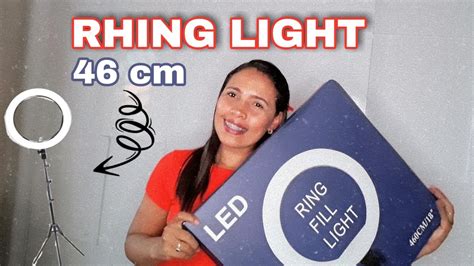 Comprei A Minha Ring Ligth Polegadas Cm Trip Modelo Yq