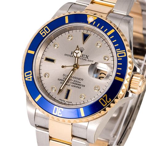 Rolex Submariner 16613 Serti Dial