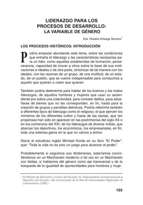 PDF LIDERAZGO PARA LOS PROCESOS DE DESARROLLO En el líder del