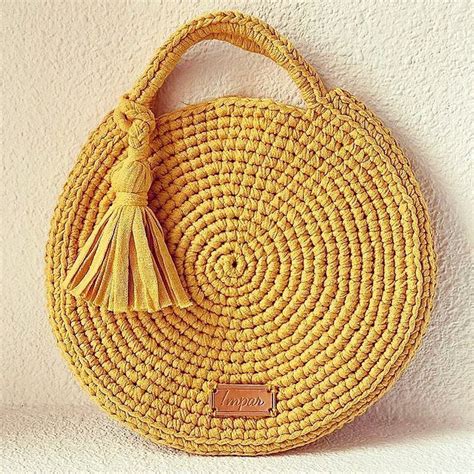 Impar Handmade Shared This Beautiful Crochet Bag Made With Katia Big Ribbon We Love This